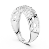 Gold Ring LR-01 (32), White Gold