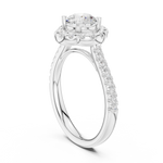 Gold Ring DDLR-670, White Gold, view 1