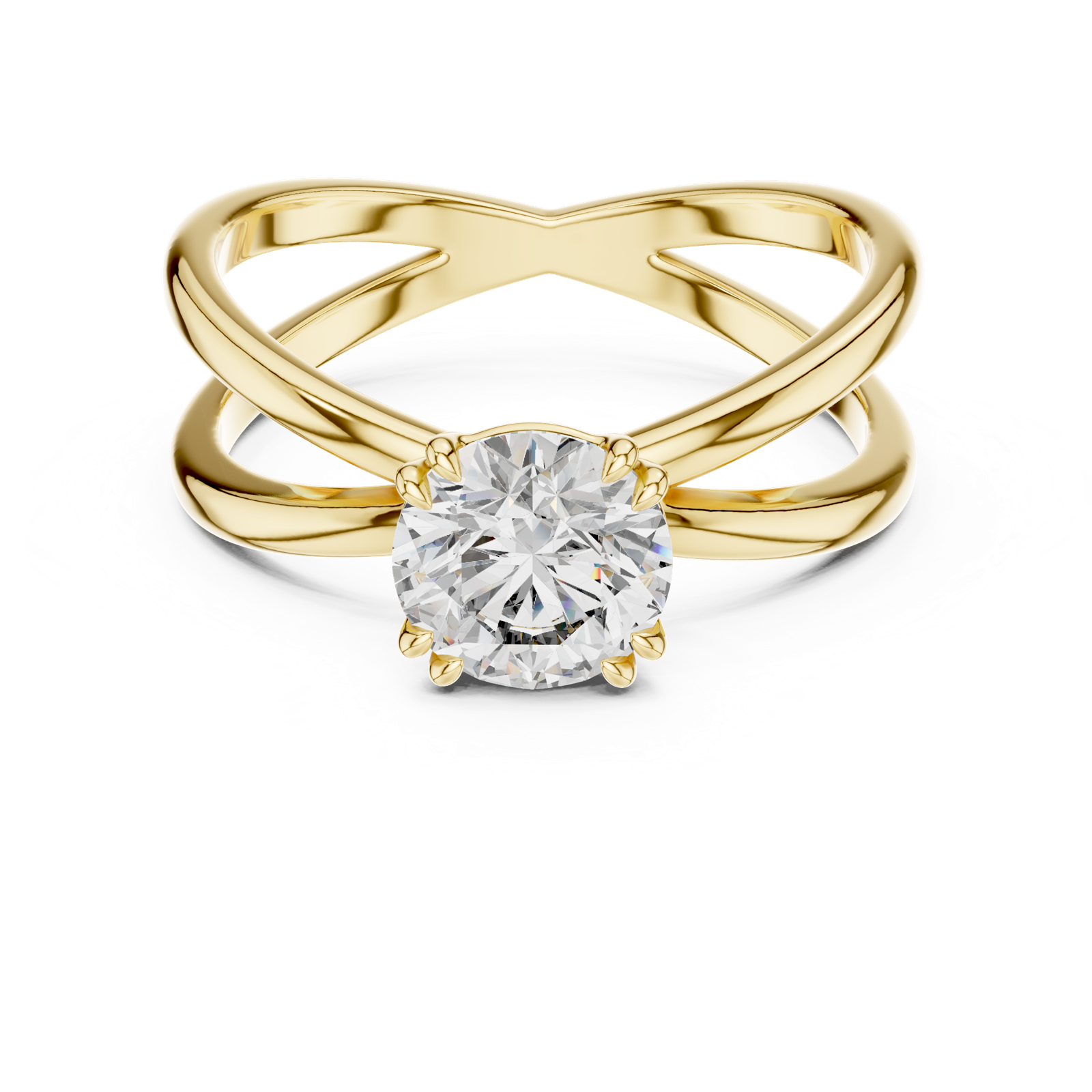 Gold Ring LR-0021, Yellow Gold, view 4