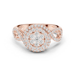Gold Ring DDLR-757, Rose Gold