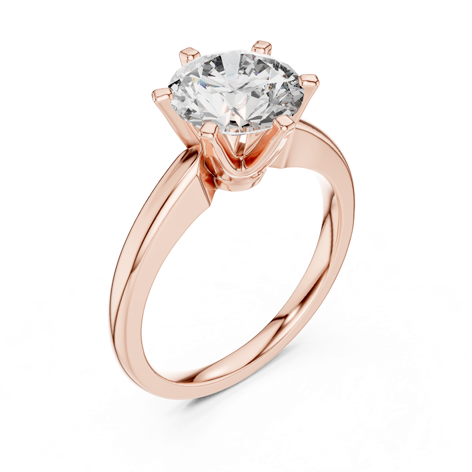 Gold Ring 00001L (36), Rose Gold, view 2