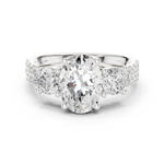 Gold Ring DDLR-718, White Gold