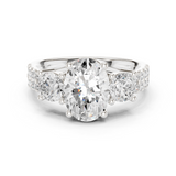 Gold Ring DDLR-718, White Gold