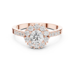 Gold Ring ALR-66, Rose Gold, view 4
