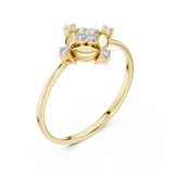Gold Ring 1 (162), Yellow Gold, view 2