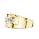 Gold Men's Ring GGR-0019, Yellow Gold, view 3