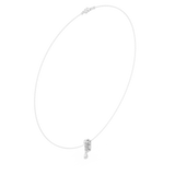 Gold Necklace SBWN (14), White Gold, view 2