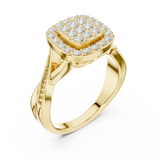 Gold Ring SBWR(13), Yellow Gold, view 2