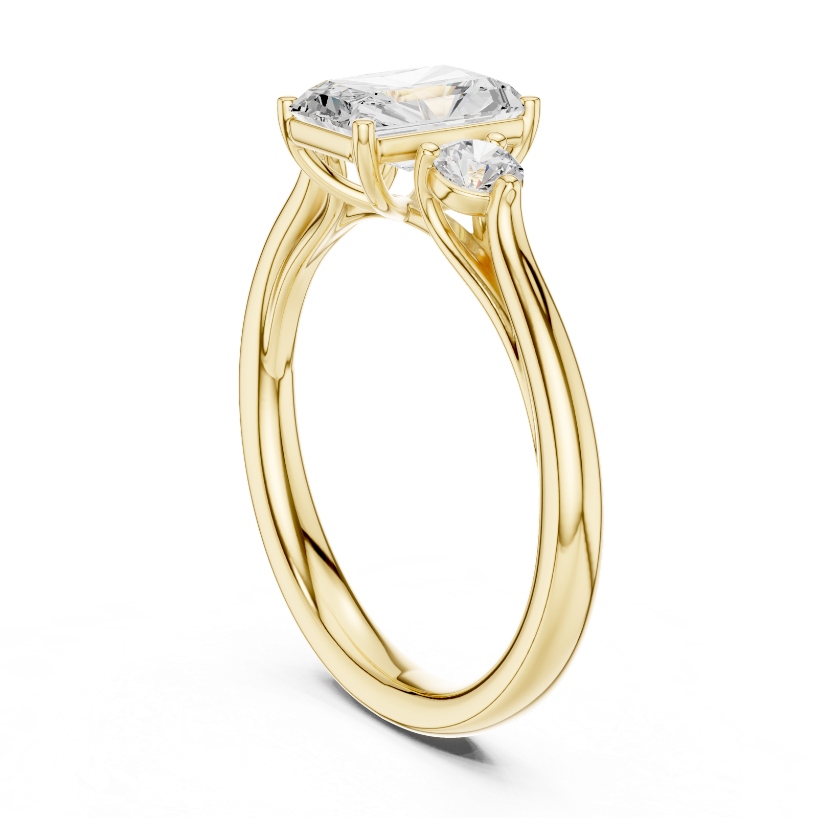 Gold Ring DDLR-725, Yellow Gold, view 1