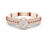 Gold Ring 19-120014L, Rose Gold, view 4