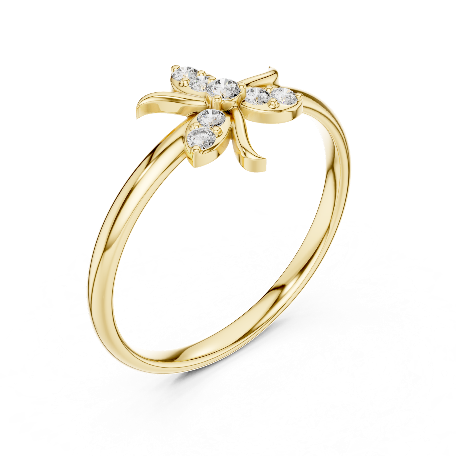 Gold Ring 1 (342), Yellow Gold, view 2