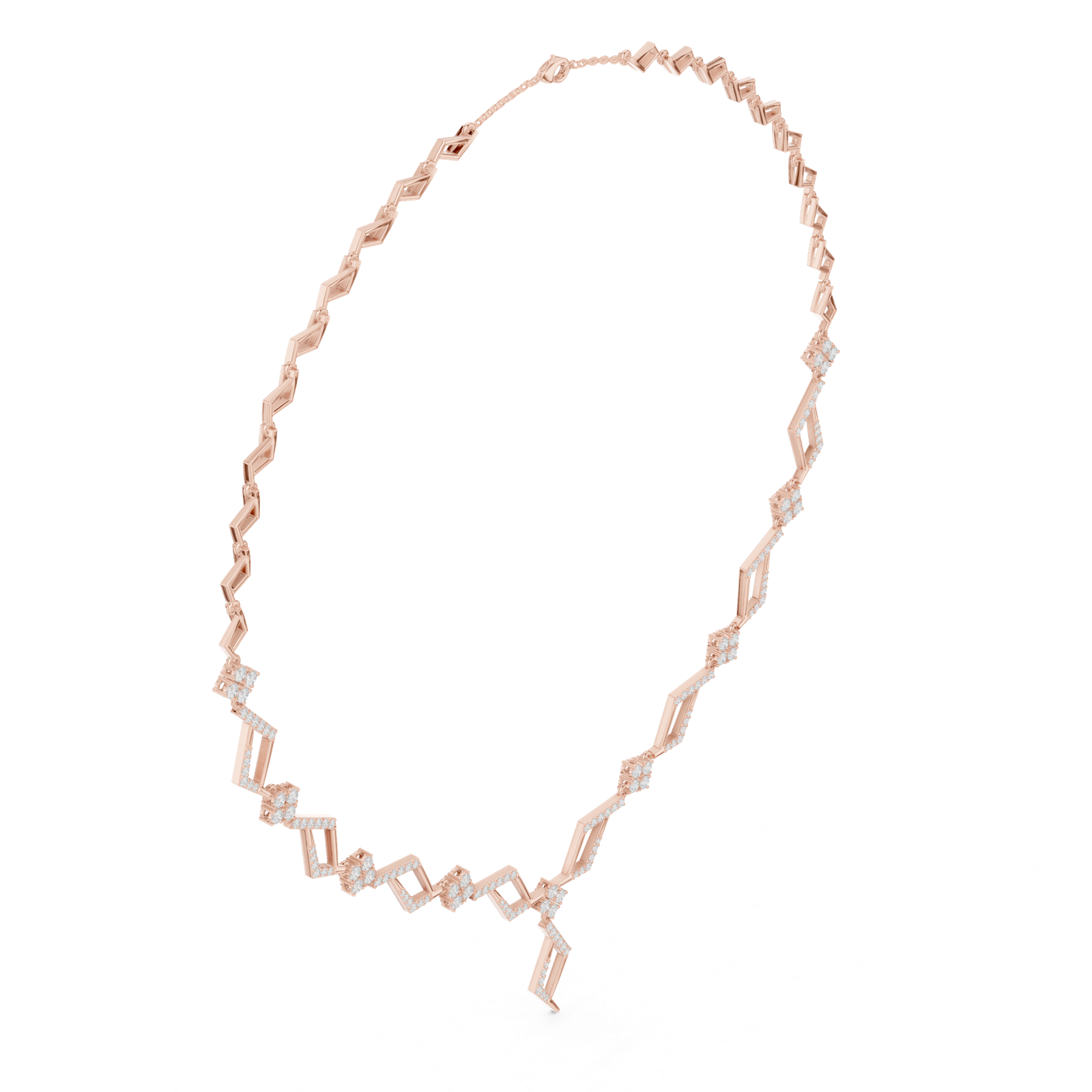 Gold Necklace SBWN (35), Rose Gold, view 1