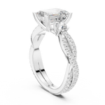 Gold Ring DDLR-281, White Gold, view 1