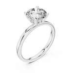 Gold Ring DDLR-170, White Gold, view 2