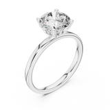 Gold Ring DDLR-170, White Gold, view 2