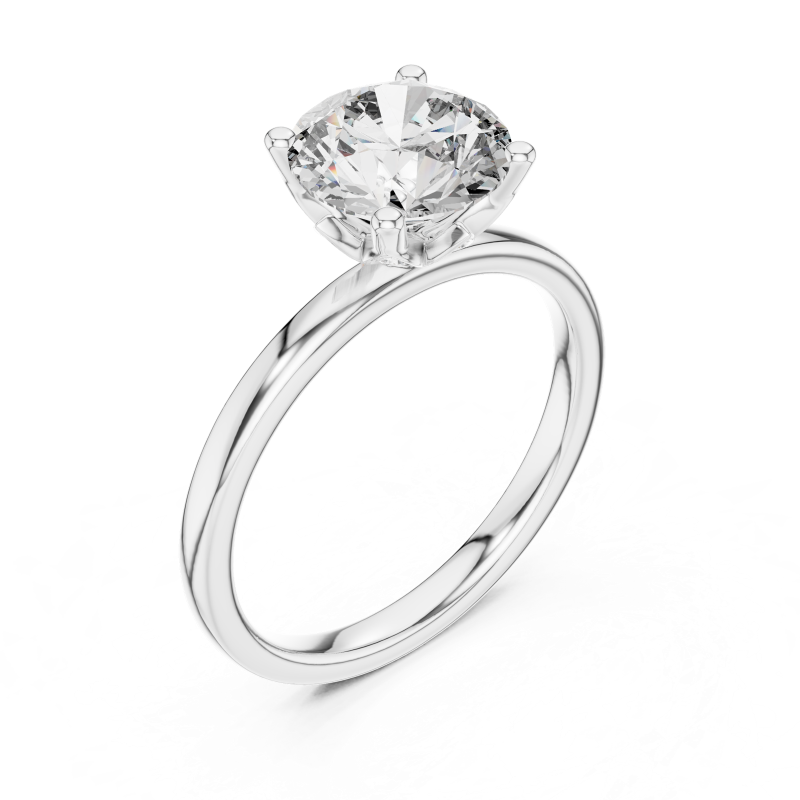 Gold Ring DDLR-170, White Gold, view 2