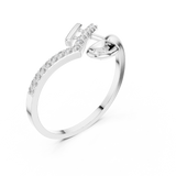 Gold Ring 1 (218), White Gold, view 2
