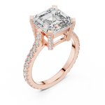 Gold Ring DDLR-194, Rose Gold, view 2