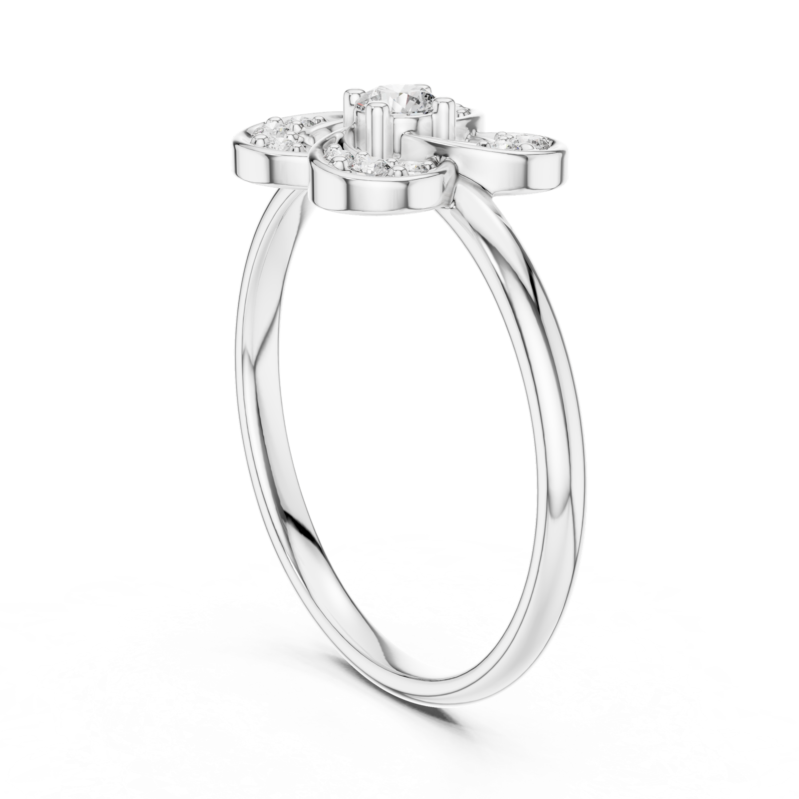 Gold Ring 1 (355), White Gold