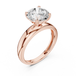 Gold Ring DDLR-710, Rose Gold, view 2