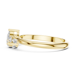 Gold Ring HLR-91, Yellow Gold, view 3