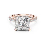 Gold Ring DDLR-250, Rose Gold, view 4