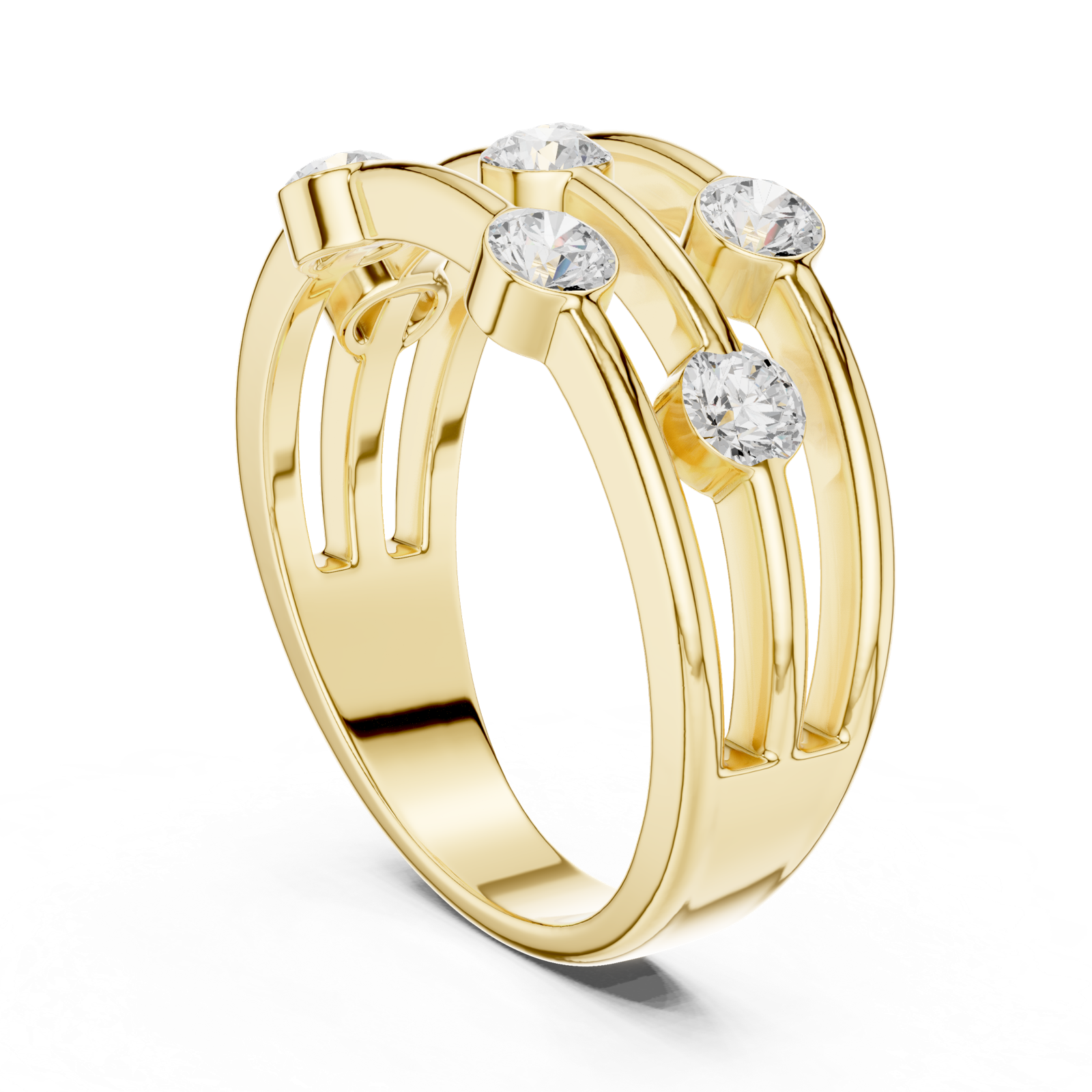 Gold Ring DDLR-464, Yellow Gold