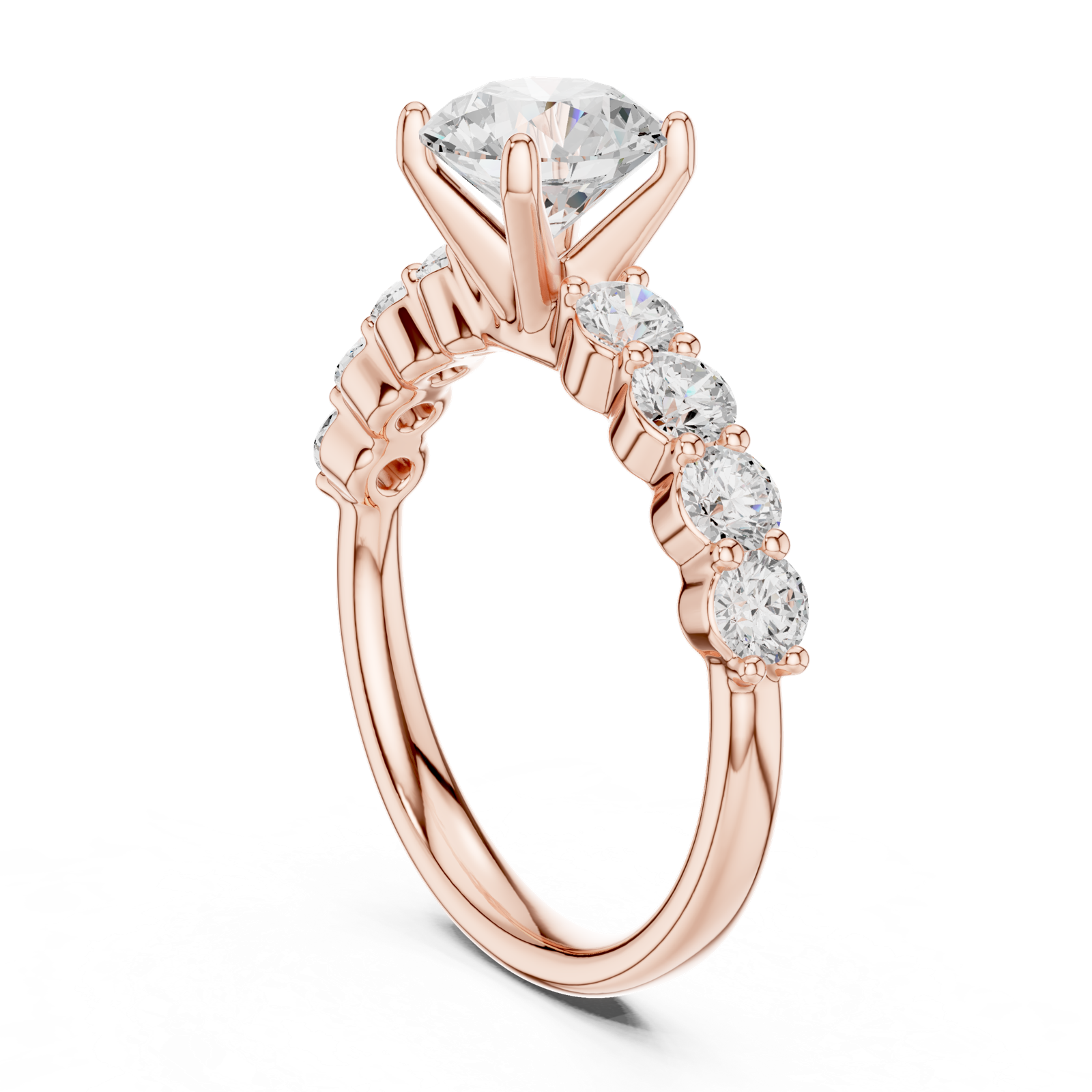 Gold Ring DDLR-642, Rose Gold