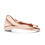 Gold Jewelry L36-4, Round center stone, Rose Gold, view 3