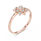 Gold Ring Ledis Ring, Rose Gold, view 2