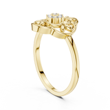 Gold Ring DR-6277, Yellow Gold, view 1