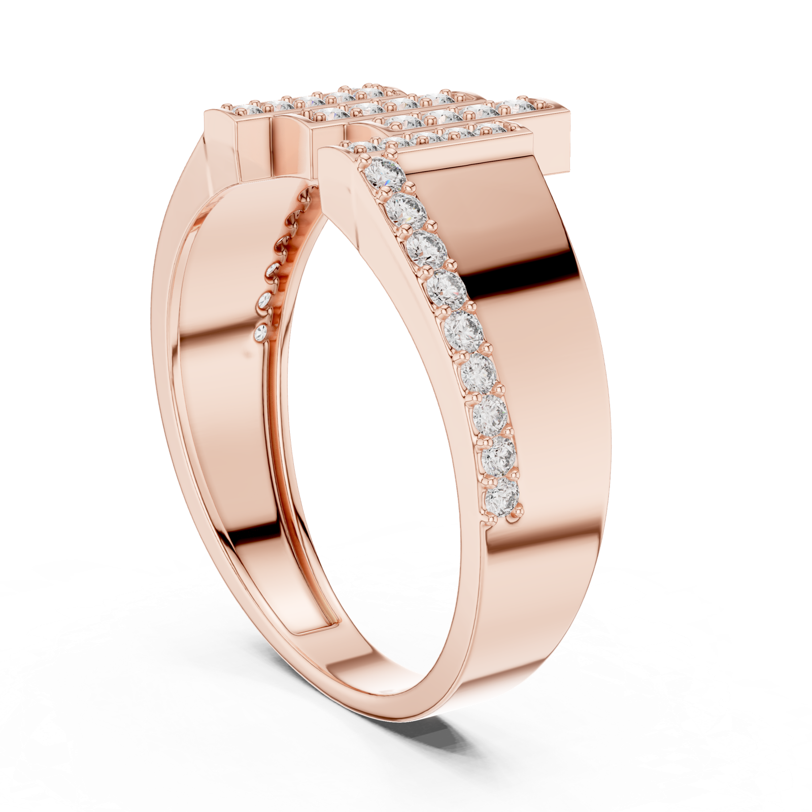 Gold Ring LR-01 (28), Rose Gold