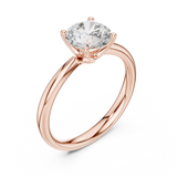 Gold Ring DDLR-645, Rose Gold, view 2