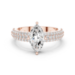 Gold Ring DDLR-1103, Rose Gold