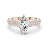 Gold Ring DDLR-1103, Rose Gold