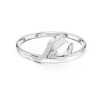 Gold Ring 1 (119), White Gold, view 4