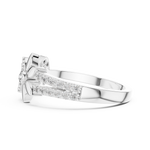 Gold Ring LR-01 (78), White Gold, view 3