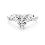 Gold Ring DDLR-878, White Gold, view 4