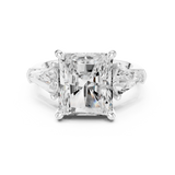 Gold Ring DDLR-288, White Gold, view 4