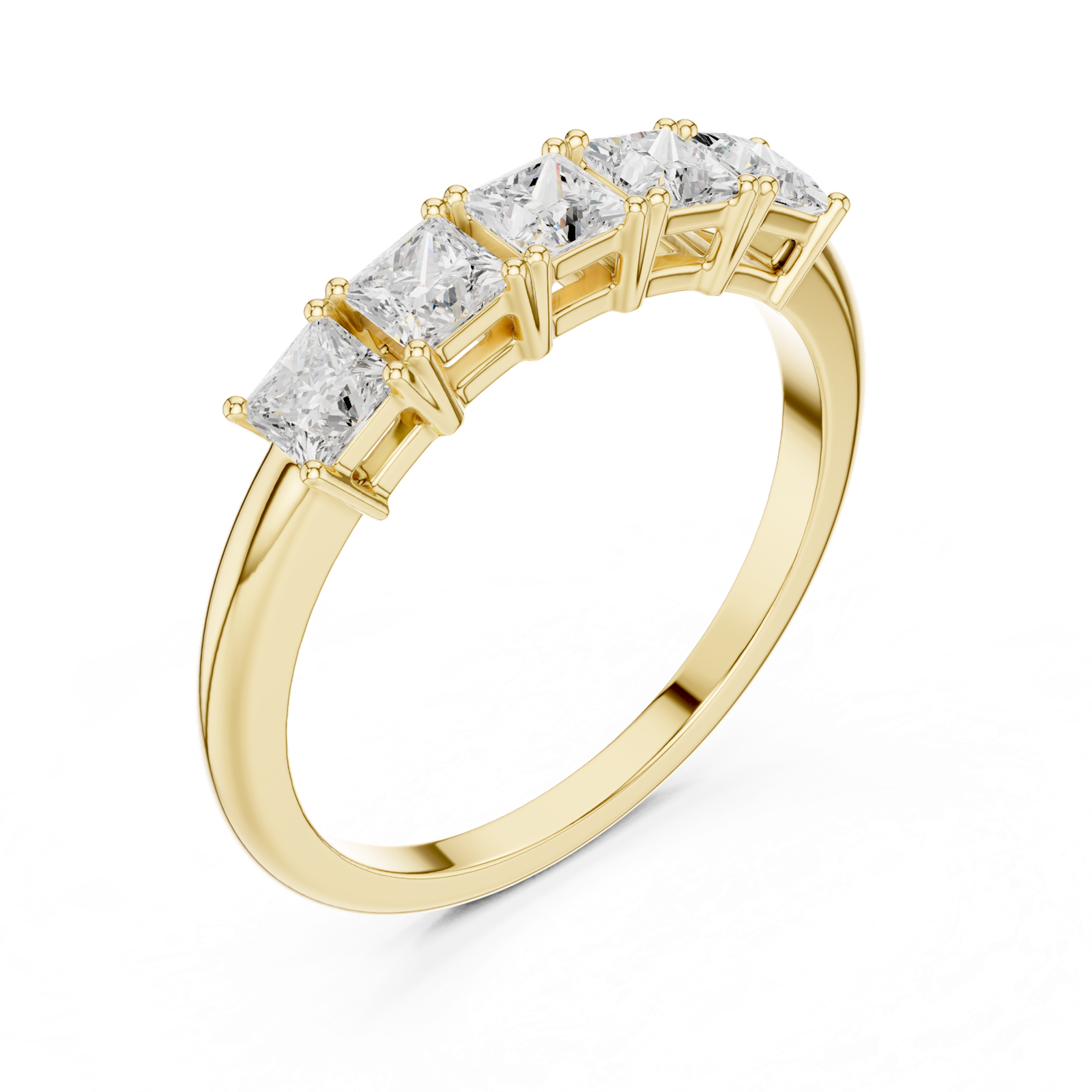 Gold Ring DDLR-424, Yellow Gold, view 2