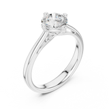 Gold Ring DDLR-555, White Gold, view 2
