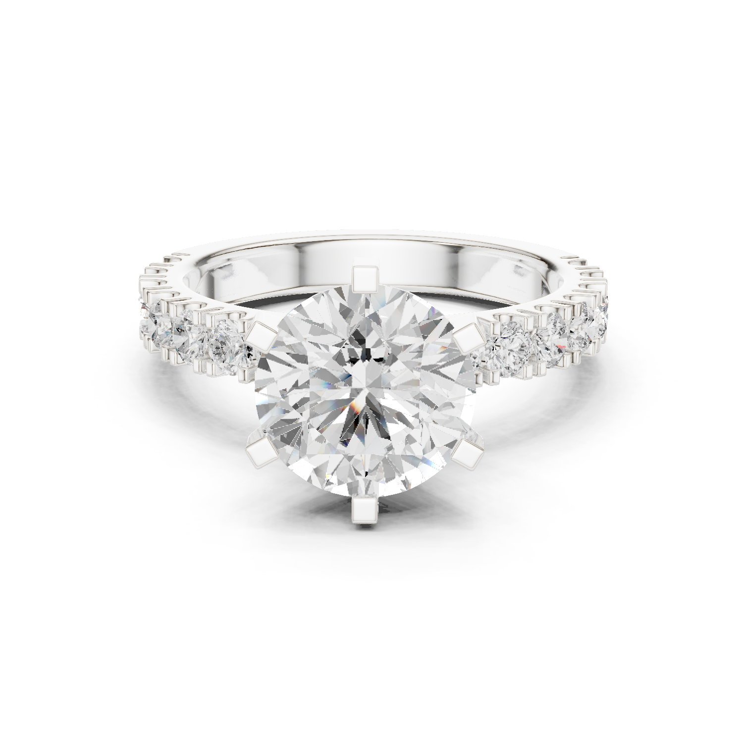 Gold Ring DDLR-722, White Gold