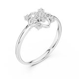 Gold Ring 1 (343), White Gold, view 2
