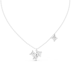 Gold Pendant GPD-0024, White Gold, view 4
