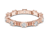 Gold Ring DDLR-236, Rose Gold, view 4