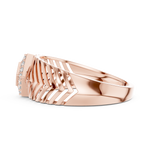 Gold Ring LR-01 (23), Rose Gold, view 3