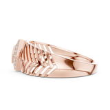 Gold Ring LR-01 (23), Rose Gold, view 3