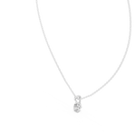 Gold Pendant GPD-0067, White Gold, view 2