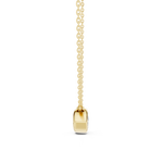 Gold Jewelry DDPO-007, Marquise center stone, Yellow Gold, view 3