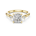 Gold Ring DDLR-970, Yellow Gold, view 4